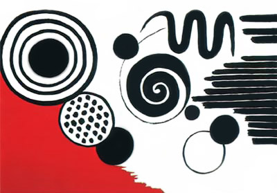 The Way of the World by Alexander Calder | Color lithograph, hand signed. | c. 1968