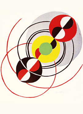 Disques by Sonia Delaunay | Color lithograph. | c. 1976