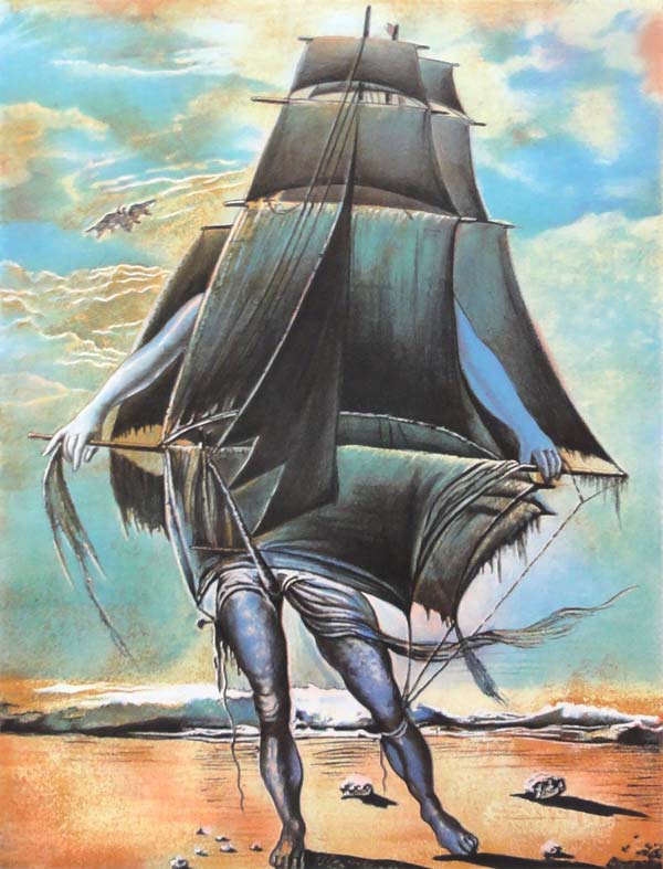 Statek (The Ship) by Salvador Dalí | Hand signed. | 