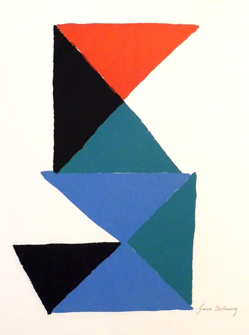 Composition aux triangles by Sonia Delaunay |  | 