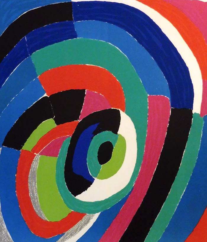 Tourbillon by Sonia Delaunay | Color lithograph. | 1976