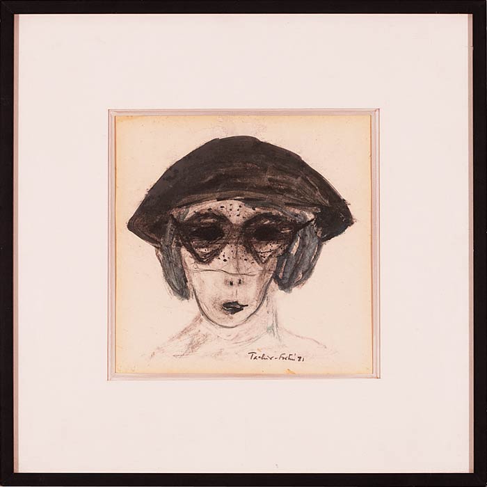 Portrait of my mother by Jean-Pierre Tachier-Fortin | Pastel & graphite on paper | 1981